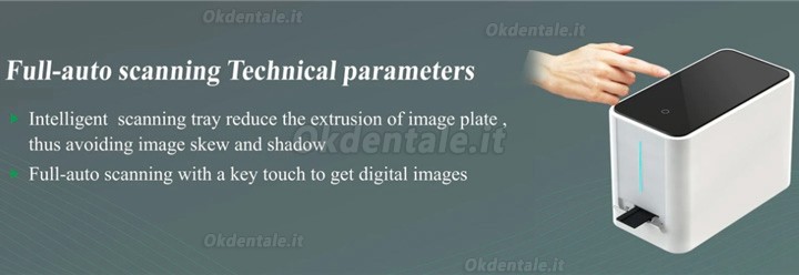 TYRIS CR-100 radiografia digitale ai fosfori sistema di elaborazione della scansione dentale